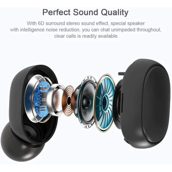 E6S Fones De Ouvido Bluetooth, E6S, Tws Status Display - Image 6