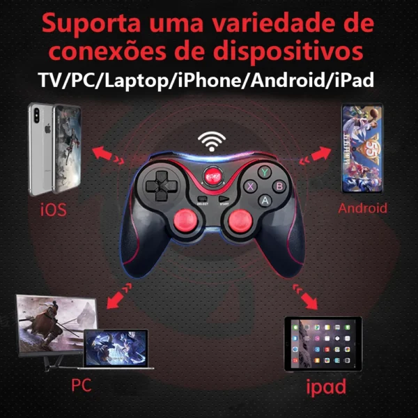 X3 controlador de jogo sem fio, bluetooth 3.0, para pc, telefone celular, tablet, switch, ps3, acessórios - Image 3