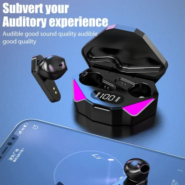 Fone De Ouvido Sem Fio X15 TWS, Fone De Ouvido Bluetooth, Fone De Baixa Latência, Fone De Ouvido Para Jogos, Xiaomi, iPhone, 65ms, 5.3 - Image 5